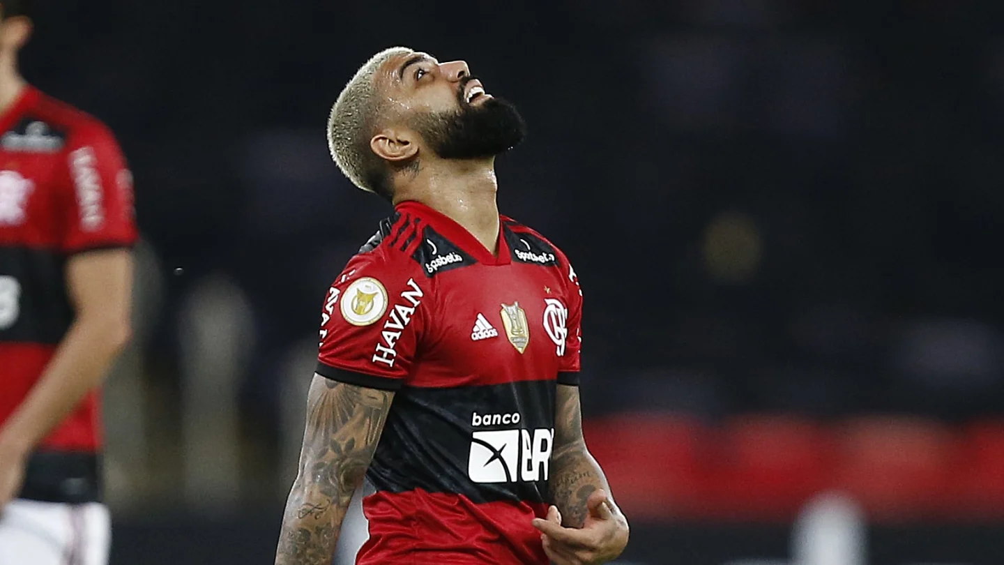 Gabigol  em campo / Gilvan Souza 